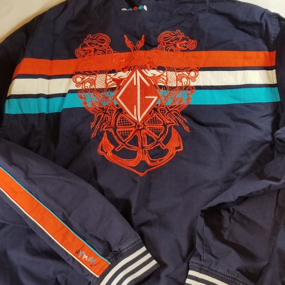 Coogi Varsity Nautical Anchor Dragon Jacket - Picture 2 of 3